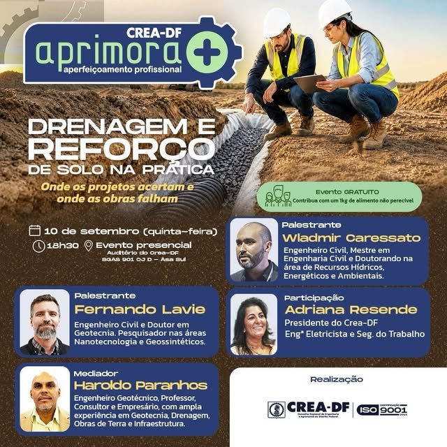 Cartaz do evento CREA-DF Aprimora